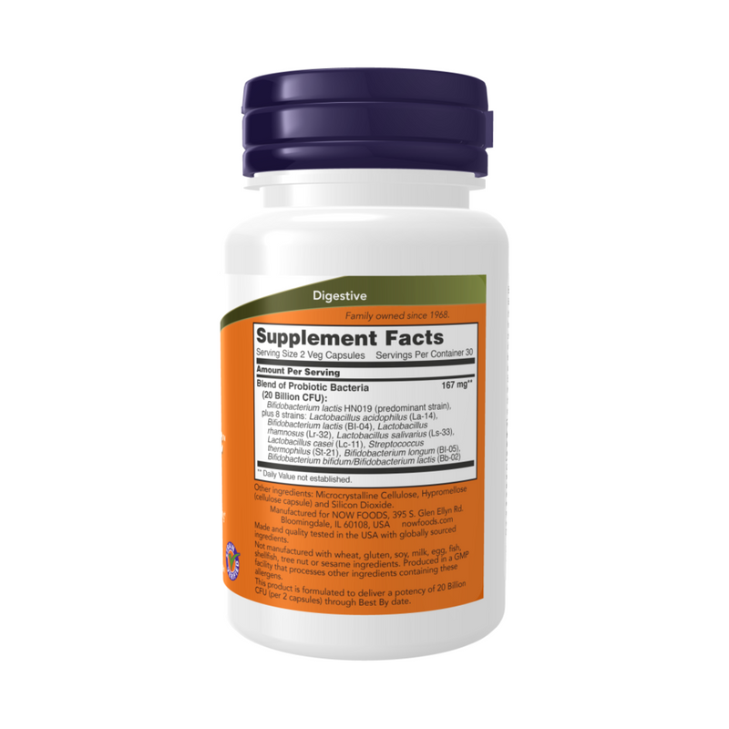 Clinical GI Probiotic | 60 Capsule | NOW Foods