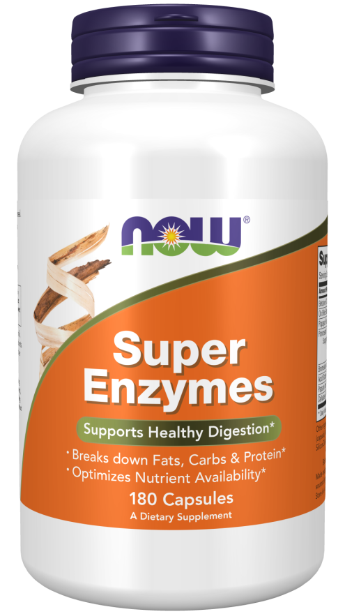 Super Enzymer | 180 Kapsler | NOW Foods