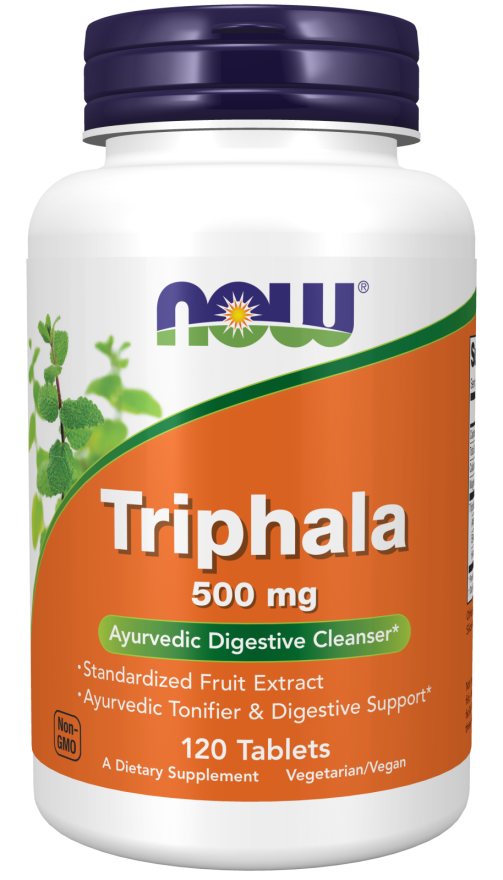 Triphala 500mg - 120 Tabletten | NOW Foods