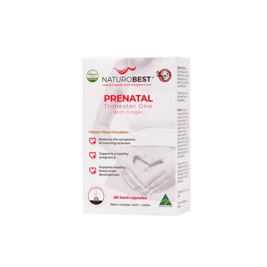 Prenatal Trimester One cu ghimbir | 60 Capsule | NaturoBest