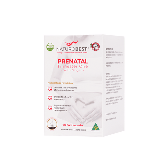 Prenatal Trimester One cu ghimbir | 120 Capsule | NaturoBest