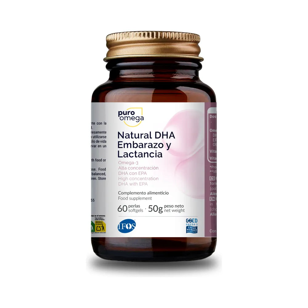 DHA Naturel Grossesse & Allaitement - 60 capsules | Puro Omega