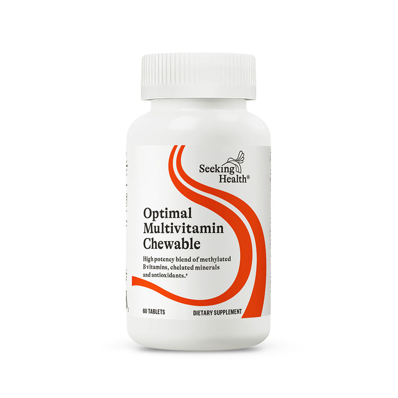 Optimal Multivitamin Chewable | 60 tyggetabletter | Seeking Health