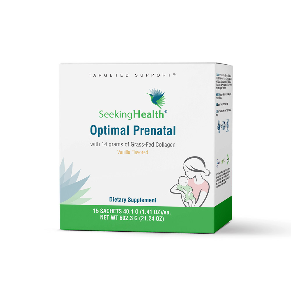 Optimal Prenatal with Collagen - 15 Sachets | Seeking Health