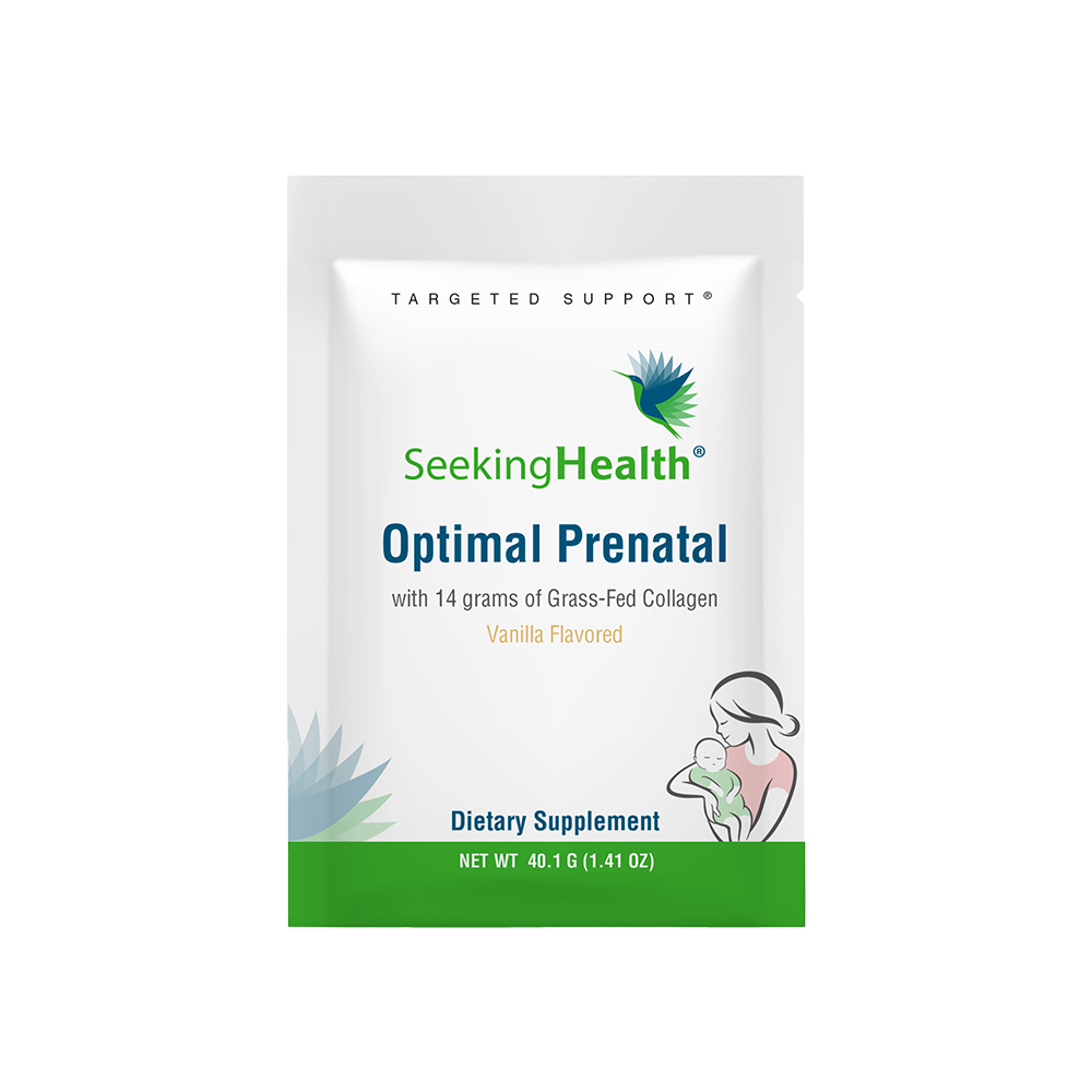 Optimal Prenatal con Colágeno - 15 Sobres | Seeking Health