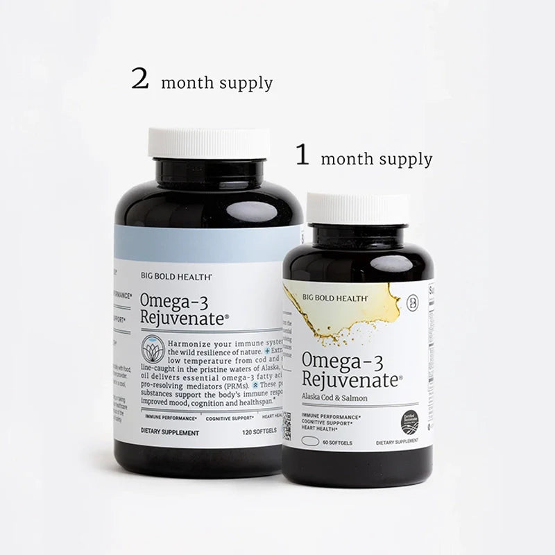Omega-3 Rejuvenate® - 120 Softgels| Big Bold Health