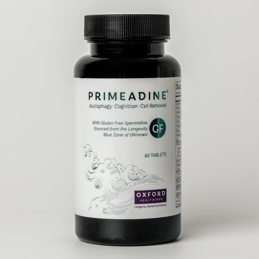 Complément de spermidine Primeadine® GF sans gluten - 60 comprimés | Oxford Healthspan