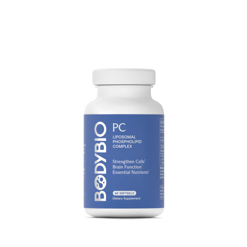 BodyBio PC Softgels (Phosphatidylcholine) - 60 Softgels | Body Bio