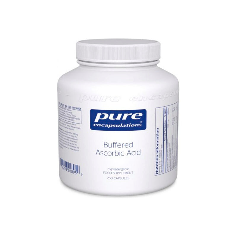 Bufferet Askorbinsyre | 250 Kapsler | Pure Encapsulations