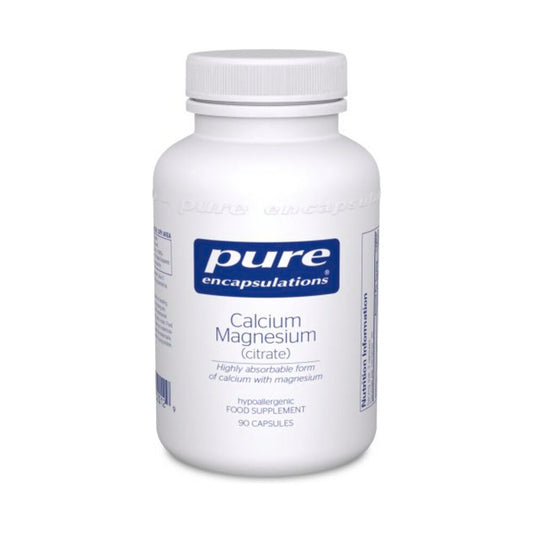 Calcium Magnesium (Citrat) | 90 Kapsler | Pure Encapsulations