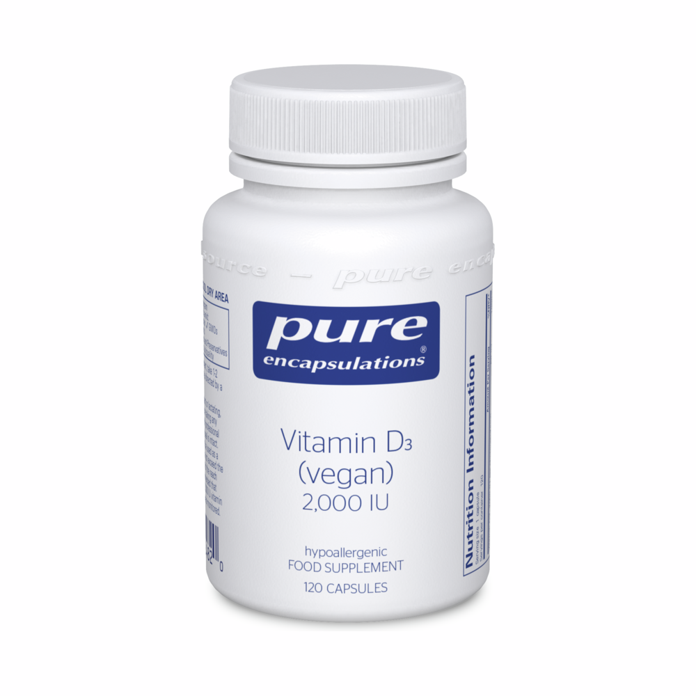 Vitamine D3 Vegan - 120 capsules | Pure Encapsulations