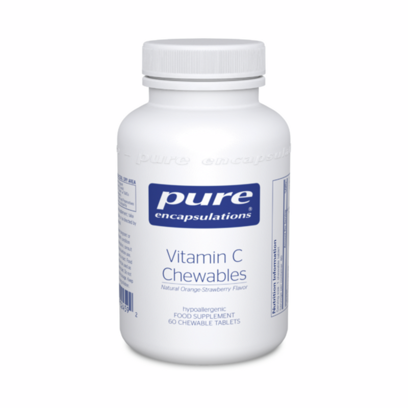 Vitamin C Chewables - 60 Chewable Tablets | Pure Encapsulations