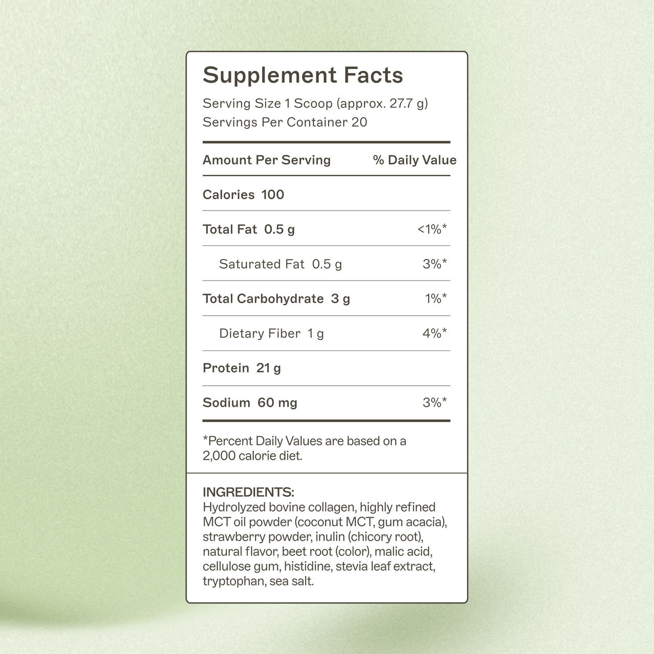 Paleo Protein Strawberries & Cream - 20 Servings| Amy Myers MD