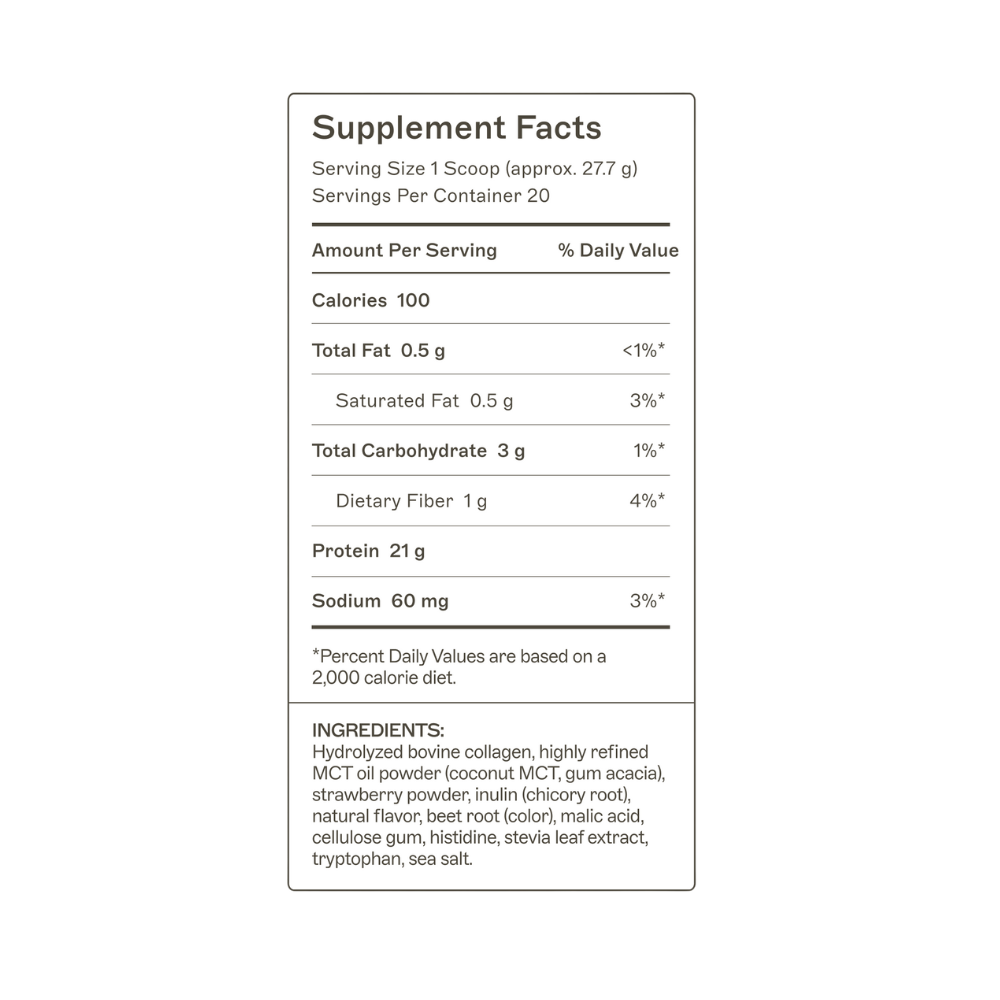 Paleo Protein Strawberries & Cream - 20 Servings| Amy Myers MD