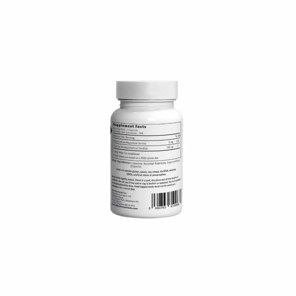 Thiamax High Absorption Vitamin B1 - 60 Capsules | Objective Nutrients