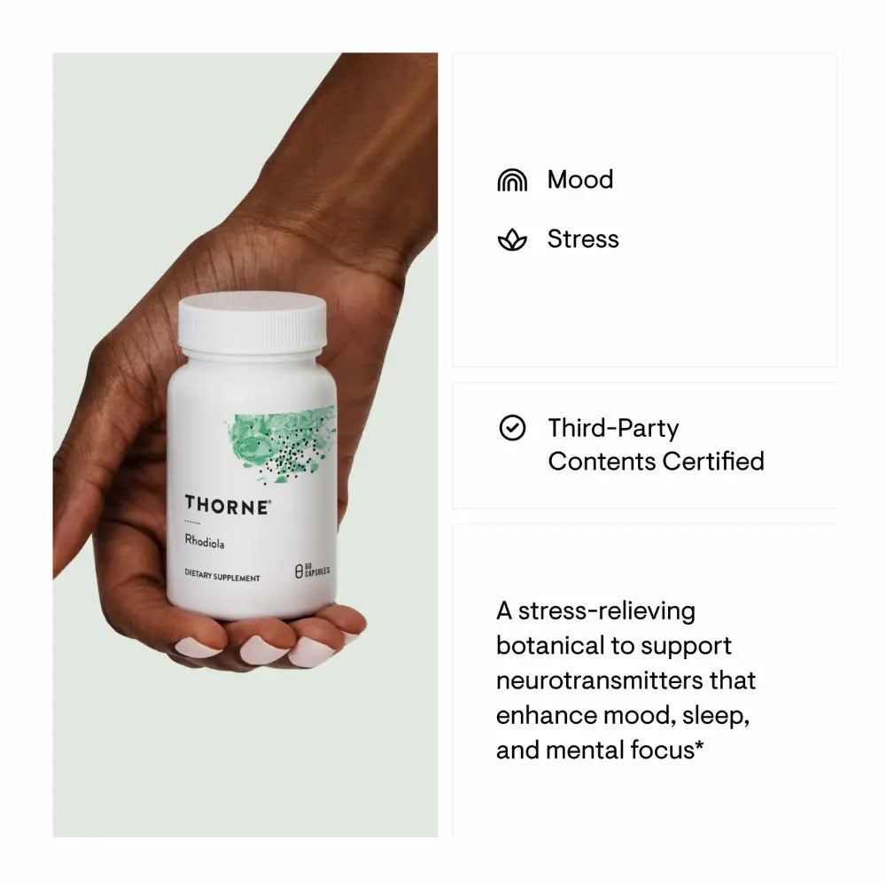 Rhodiola rosea - 60 Capsules | Thorne