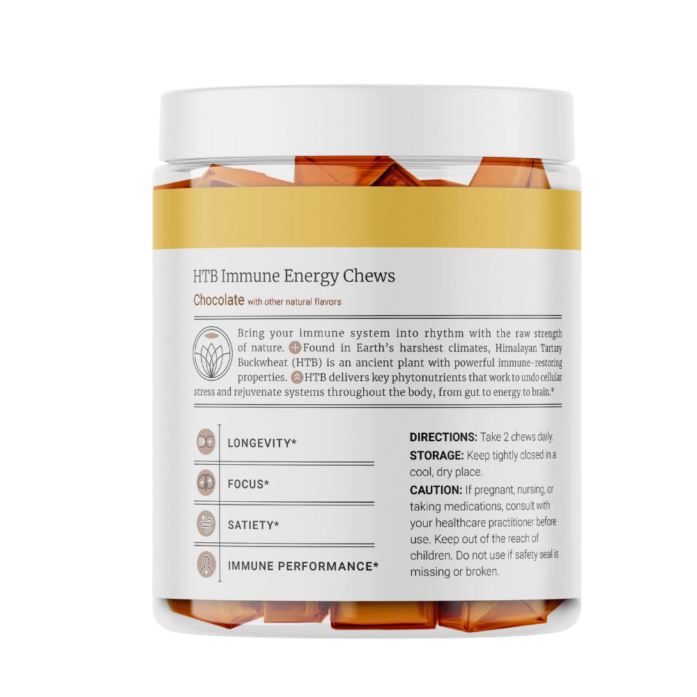 HTB Immun-Energie-Bonbons (Schokolade) - 60 Bonbons| Big Bold Health