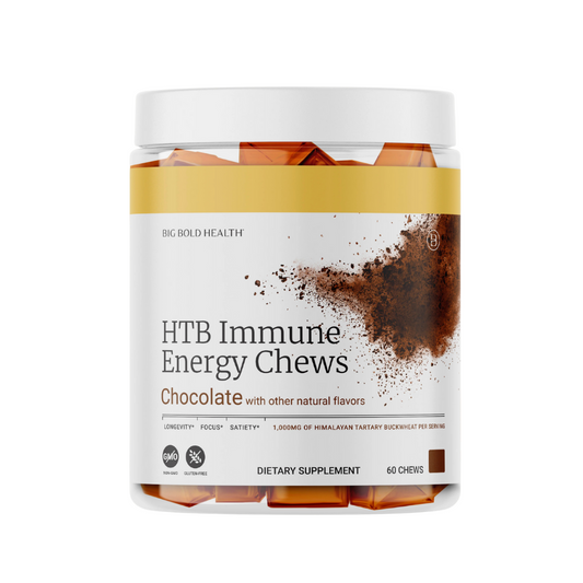 HTB Immun-Energie-Bonbons (Schokolade) - 60 Bonbons| Big Bold Health