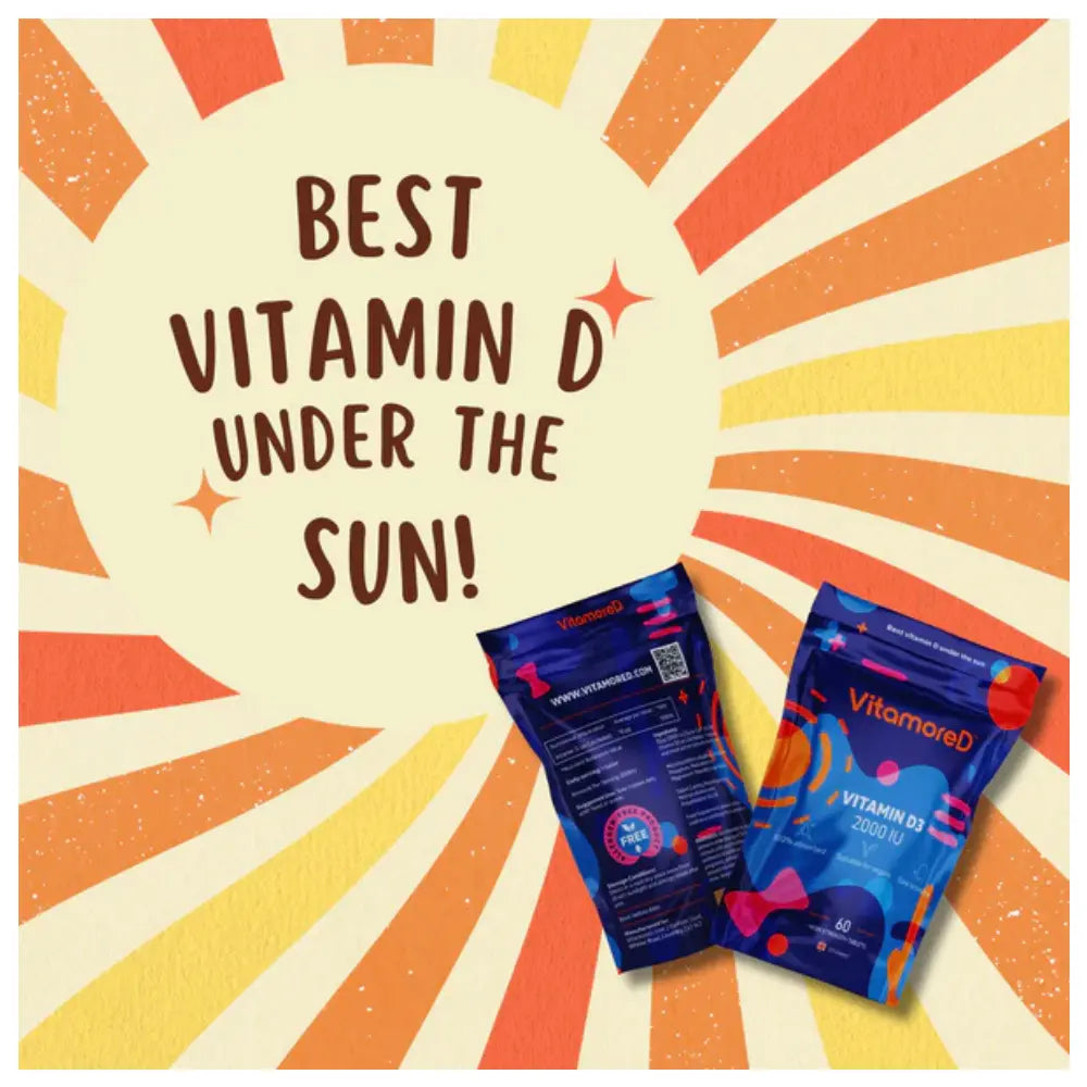 Vitamin D3 2000 IU - 60 Tablets | VitamoreD