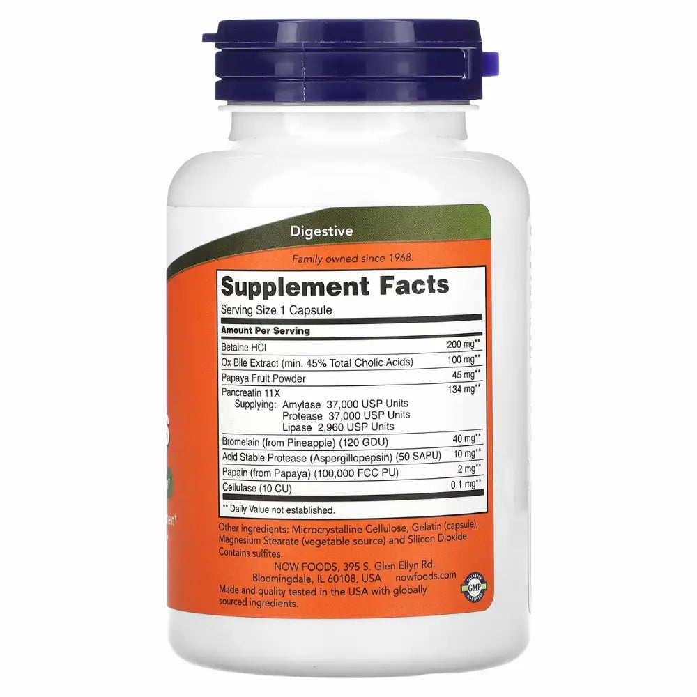 Super Enzymes - 90 Capsules| NOW Foods