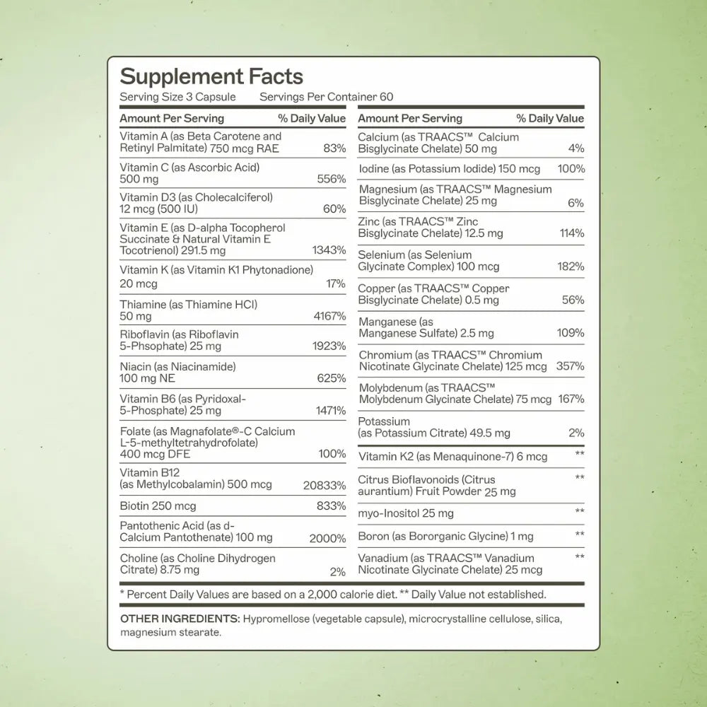 The Myers Way Multivitamin - 180 Capsules | Amy Myers MD