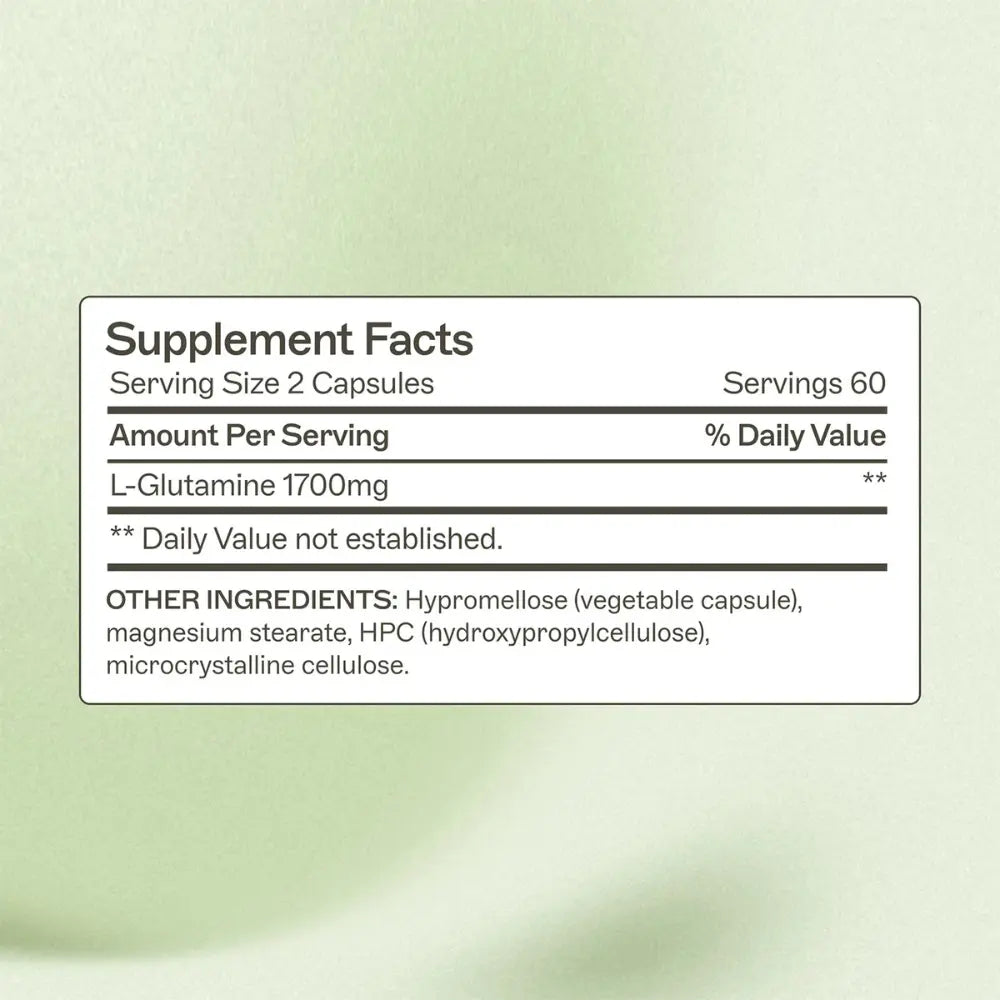 L- Glutamine 850mg - 120 Capsules | Amy Myers MD