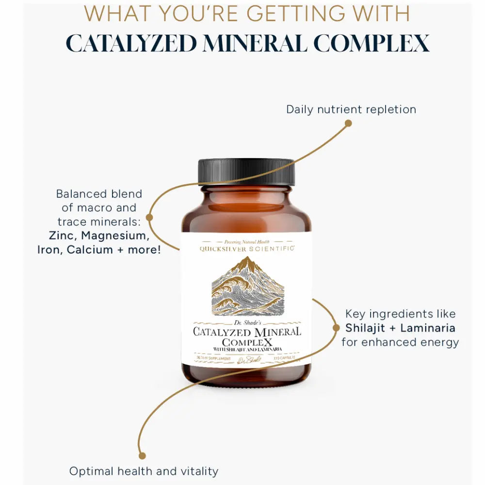 Complejo Mineral Catalizado - 120 Cápsulas | Quicksilver Scientific