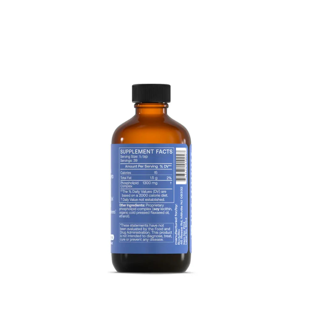 BodyBio PC Liquid (Phosphatidylcholine) - 118.29 ml | Body Bio