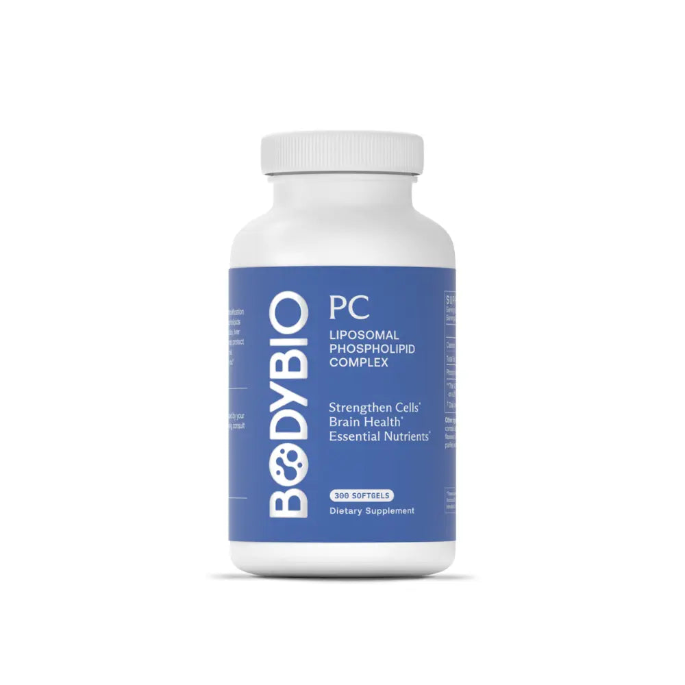 BodyBio PC Softgels (Phosphatidylcholine) - 300 Softgels | Body Bio ...