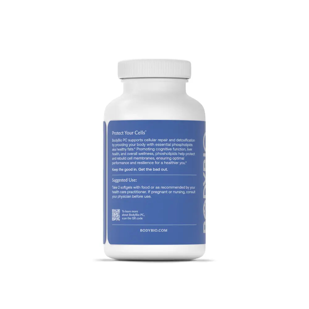 BodyBio PC Softgels (Phosphatidylcholine) - 300 Softgels | Body Bio