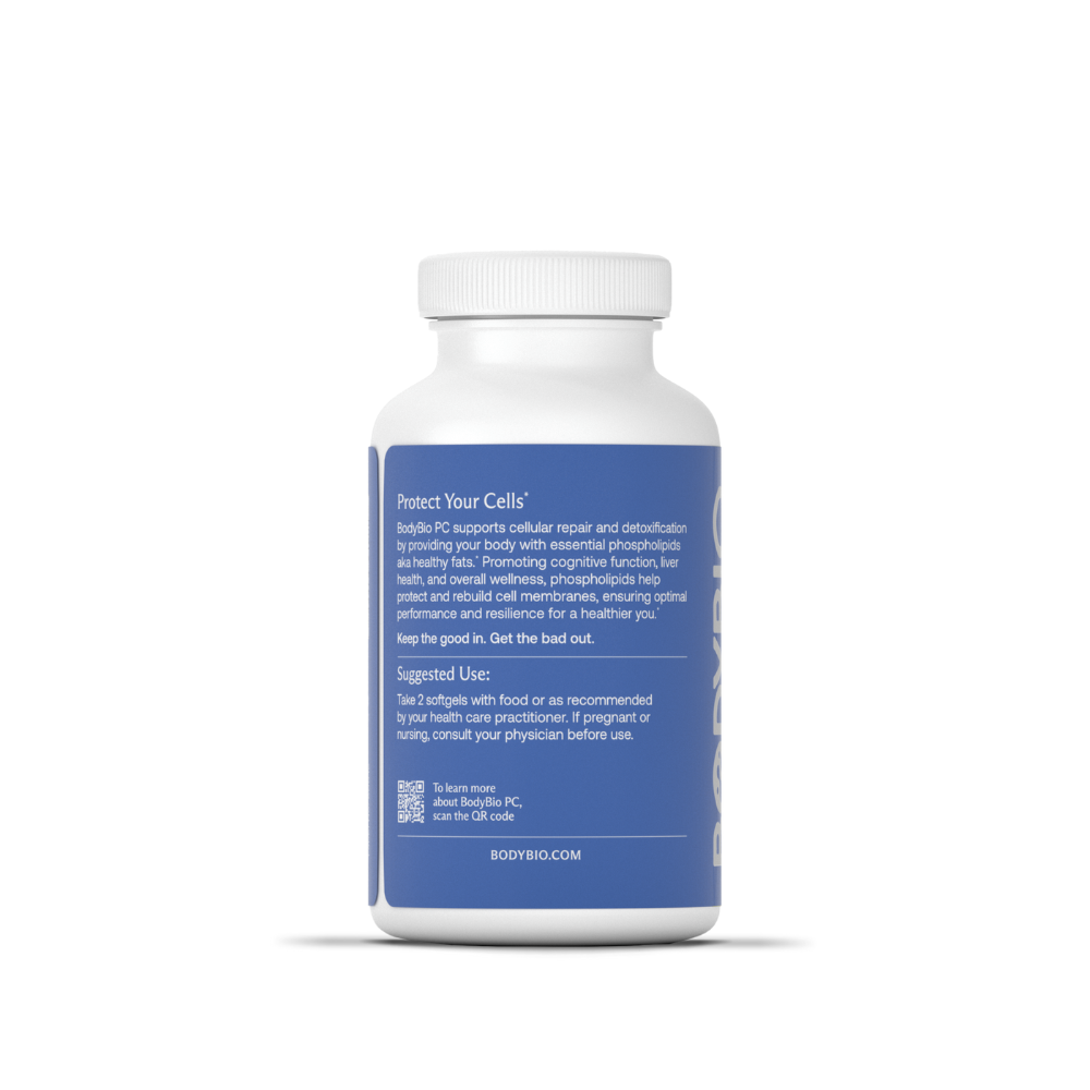 BodyBio PC Softgels (Phosphatidylcholine) - 60 Softgels | Body Bio