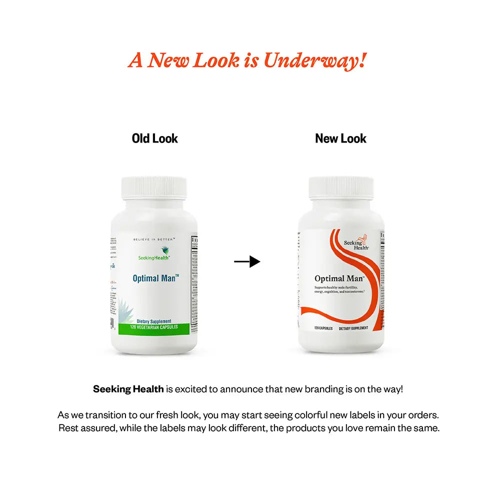 Optimal Man - 120 Capsules | Seeking Health