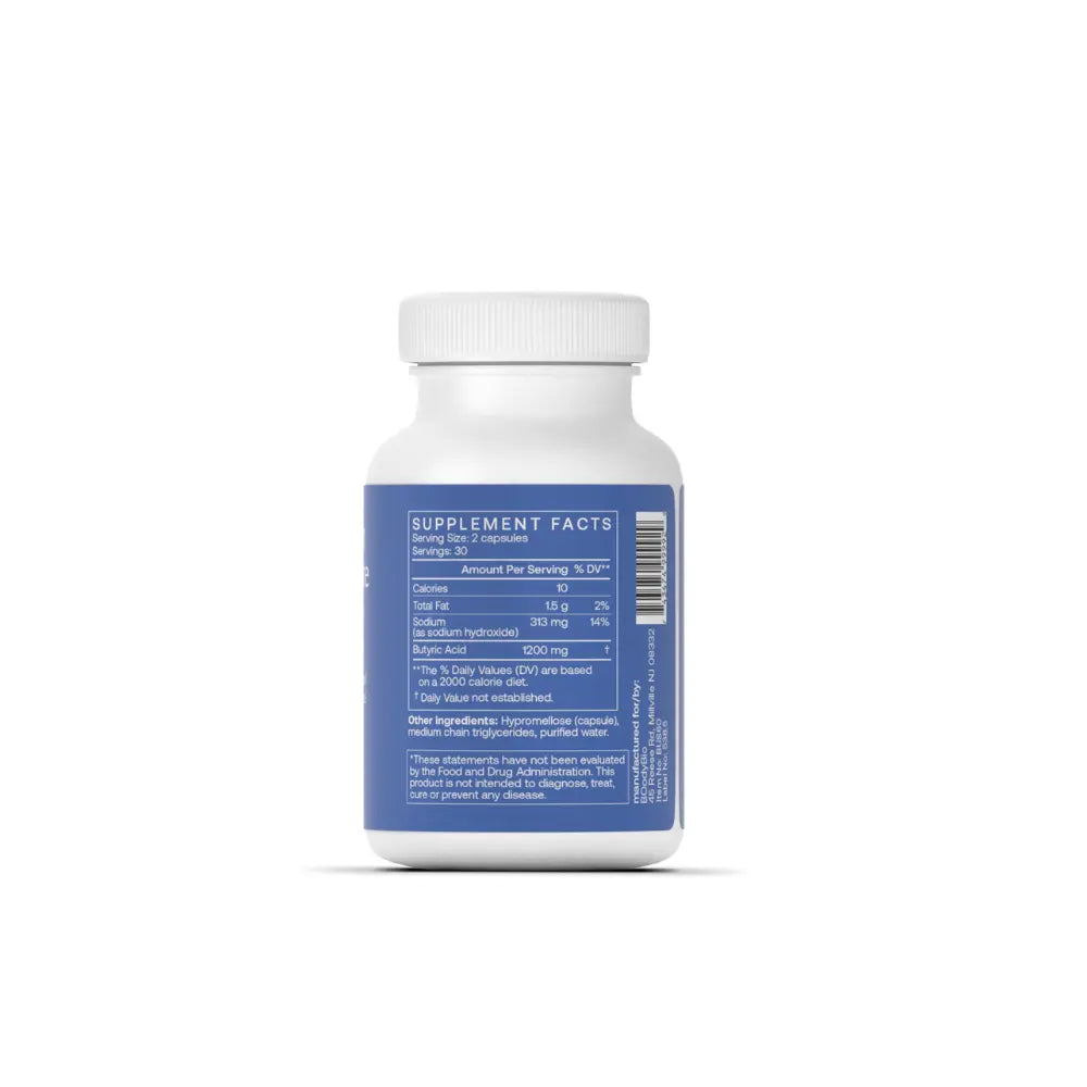 Butyrate Sodium - 60 Capsules | Body Bio