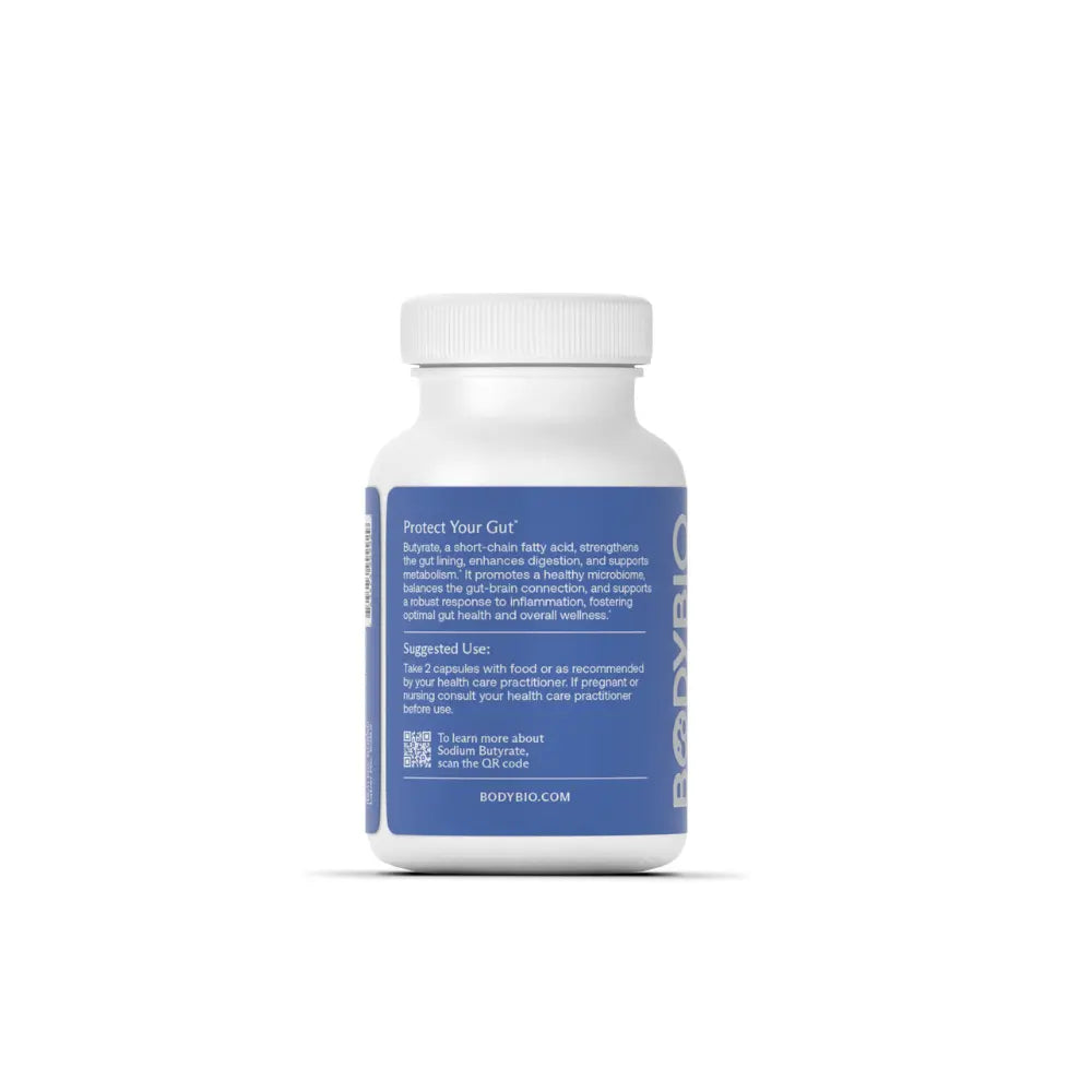 Butyrate Sodium - 60 Capsules | Body Bio