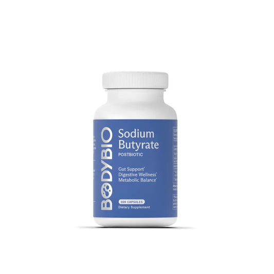Butyrate Sodium - 100 Capsules | Body Bio