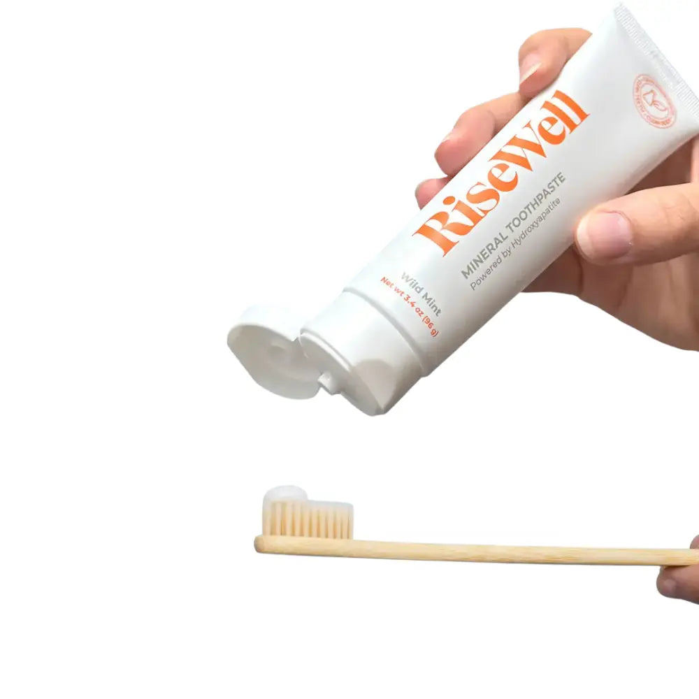 Natuurlijke hydroxyapatiet tandpasta (akkermunt) - 96 g | Risewell