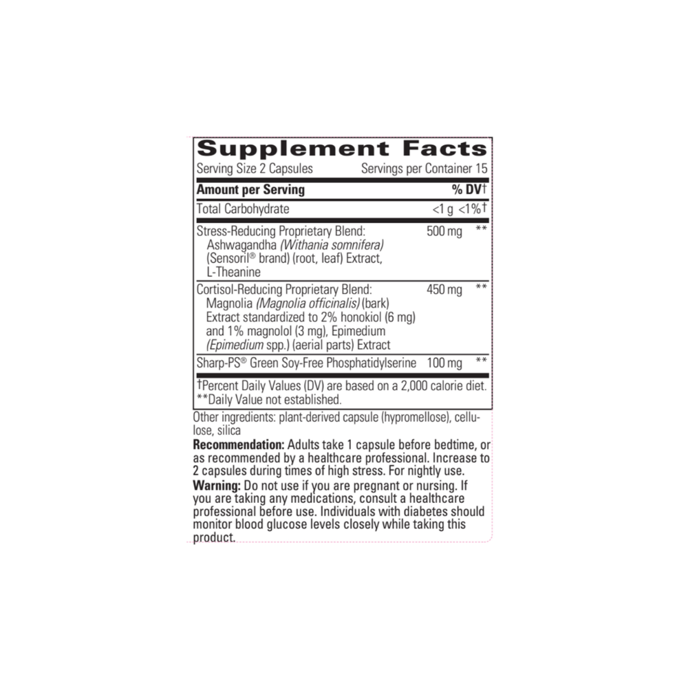 Cortisol Manager - 30 capsules | Integrative Therapeutics ALLERGY FREE