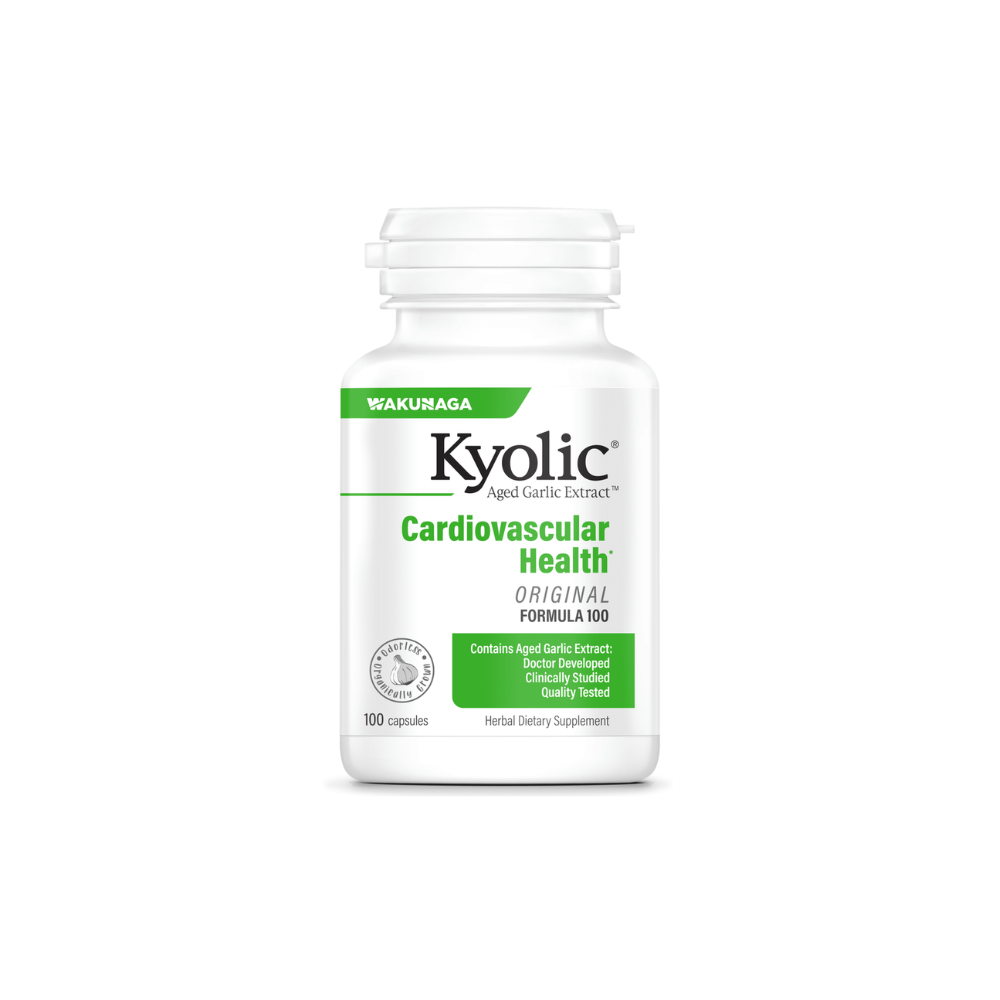 Kyolic Aged Garlic Extract Cardiovascular Formula 100 | Wakunaga