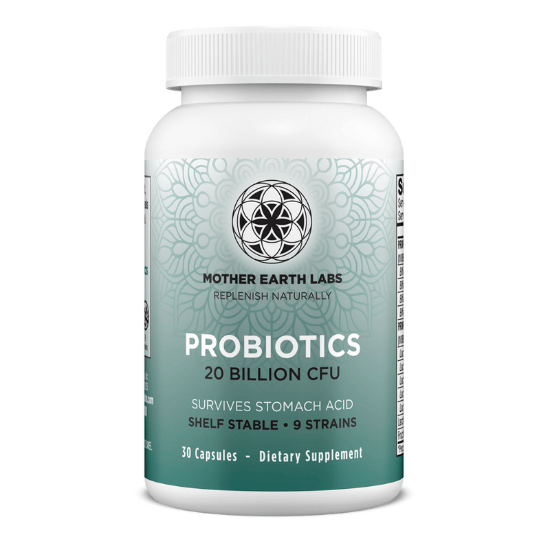 Probiotics (20 Billion CFU) - 30 Capsules | Mother Earth Labs