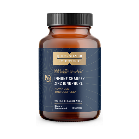 Immune Charge+ Zinc Ionophore - 60 Softgels | Quicksilver Scientific