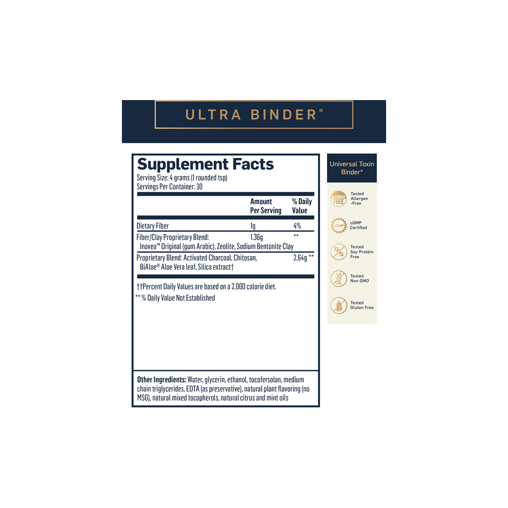 Ultra Binder (Universal Toxin Binder) - 20 Stick Packs | Quicksilver Scientific