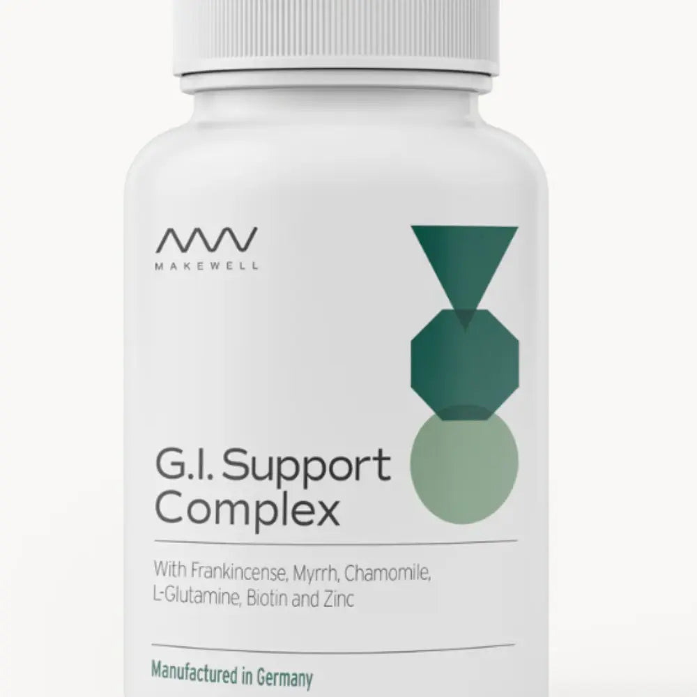 Complesso di supporto G.I. - 180 capsule | Supporto all'infiammazione intestinale | MakeWell