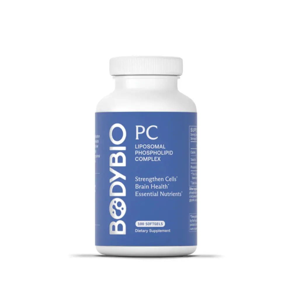 BodyBio PC Softgels (Phosphatidylcholine) - 100 Softgels | Body Bio