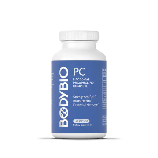 BodyBio PC Softgels (Phosphatidylcholine) - 100 Softgels | Body Bio