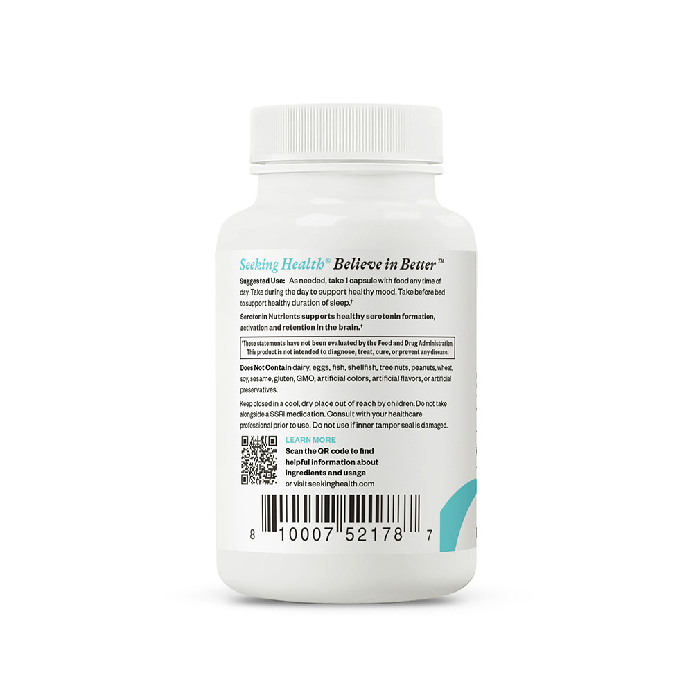 Serotonin Nutrients - 60 Capsules | Seeking Health