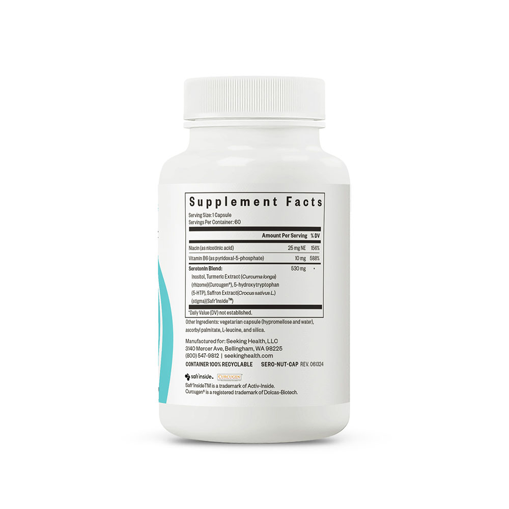 Serotonin Nutrients - 60 Capsules | Seeking Health
