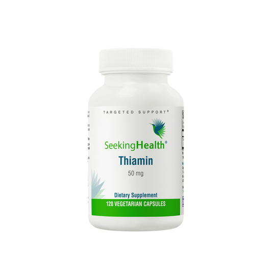 Thiamin 50mg - 120 Capsules | Seeking Health