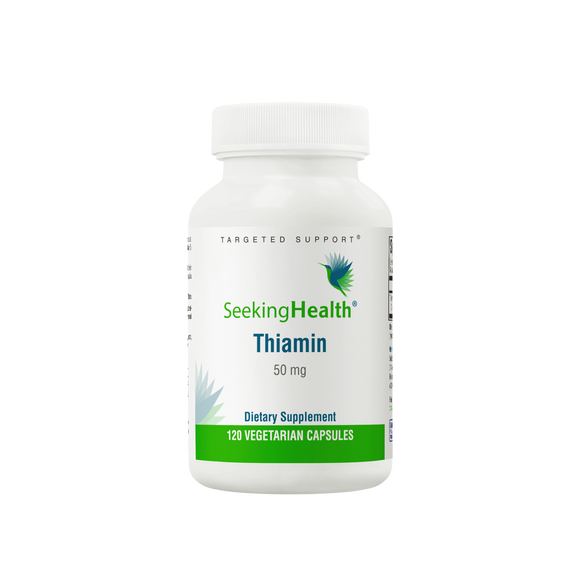 Thiamin 50mg - 120 Capsules | Seeking Health