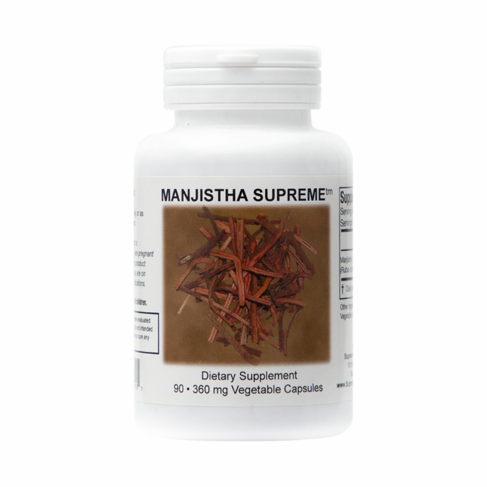 Manjistha Supreme (Rubia cordifolia) | 360mg | 90 Kapsler | Supreme Nutrition Products