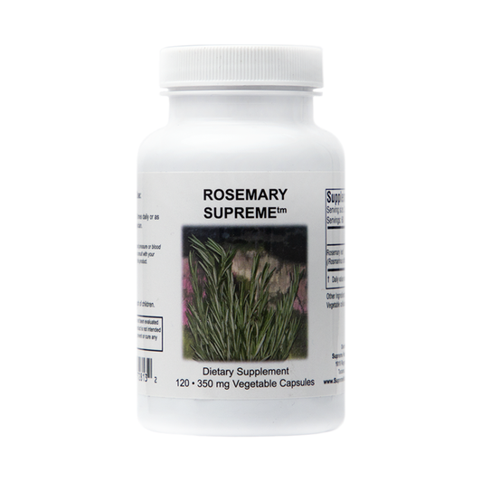 Rosmarin Supreme (Rosmarinus officinalis) | 350mg | 120 Kapsler | Supreme Nutrition Products